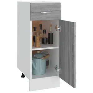 Ντουλάπι με Συρτάρια "Lyon" Γκρι Sonoma 30x46x81,5 εκ. από Τεχνητό Ξύλο