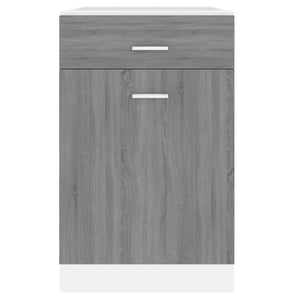 Ντουλάπι με Συρτάρια "Lyon" Γκρι Sonoma 50x46x81,5 εκ. από Τεχνητό Ξύλο - Pakobazaar