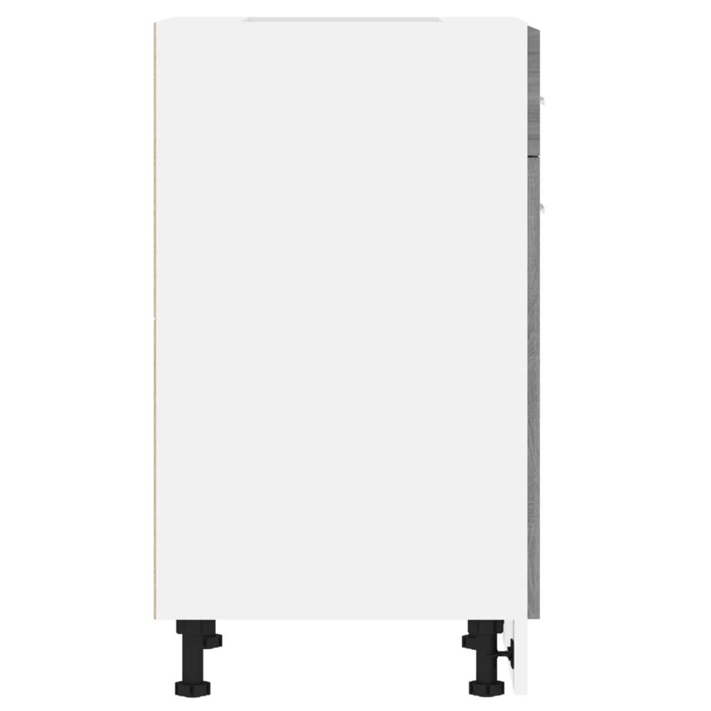 Ντουλάπι με Συρτάρια "Lyon" Γκρι Sonoma 50x46x81,5 εκ. από Τεχνητό Ξύλο - Pakobazaar