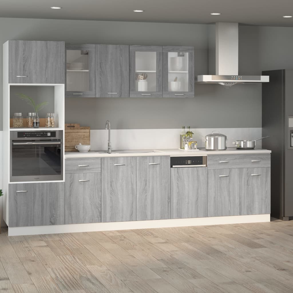 Έπιπλο Με Συρτάρι Lyon Γκρι Sonoma 80x46x81,5 εκ. Επεξεργ. Ξύλο - Pakobazaar