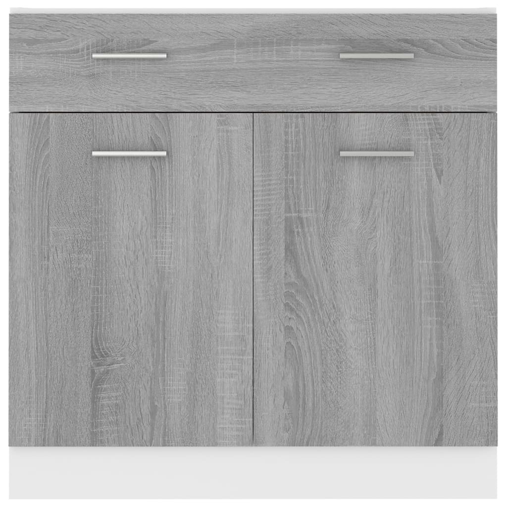 Έπιπλο Με Συρτάρι Lyon Γκρι Sonoma 80x46x81,5 εκ. Επεξεργ. Ξύλο - Pakobazaar
