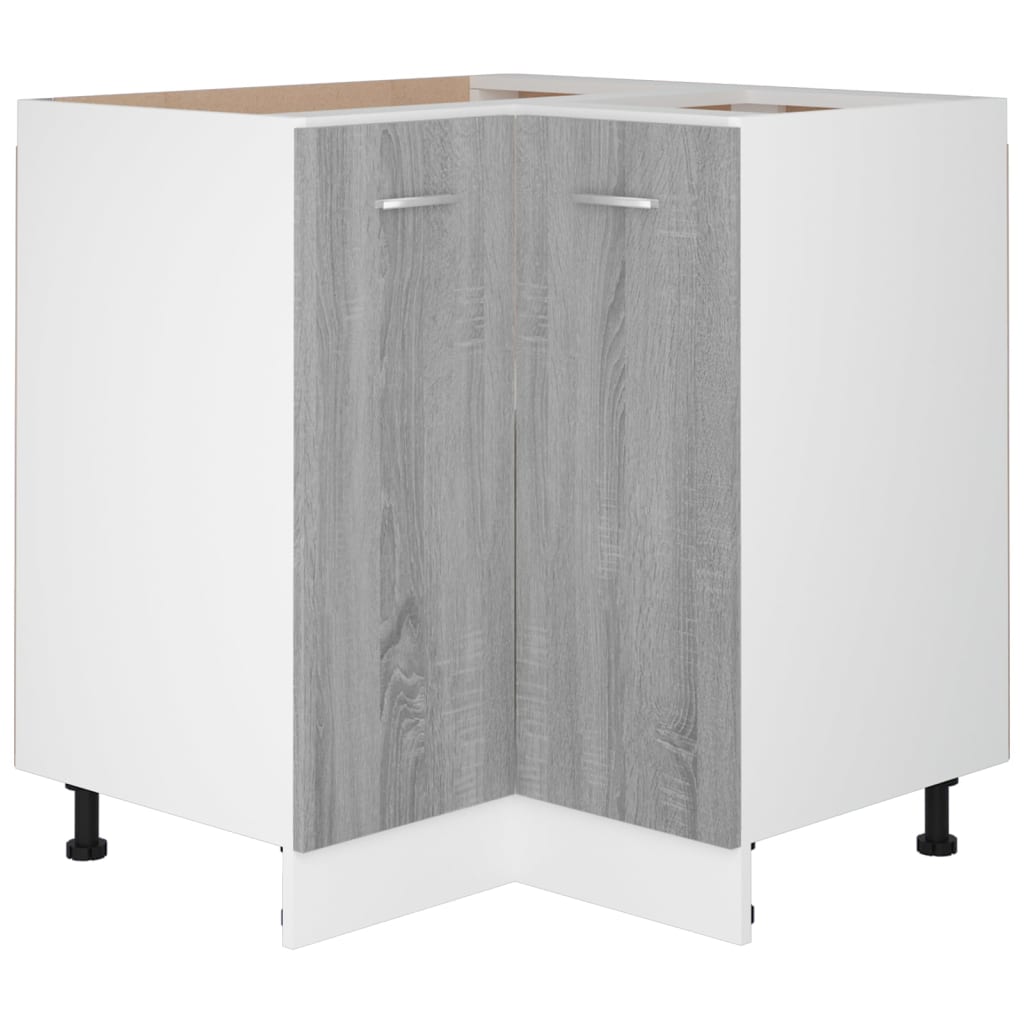 Ντουλάπι Κουζίνας "Lyon" Γκρι Sonoma 75,5x75,5x81,5 εκ. από Τεχνητό Ξύλο