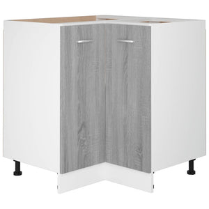 Ντουλάπι Κουζίνας "Lyon" Γκρι Sonoma 75,5x75,5x81,5 εκ. από Τεχνητό Ξύλο