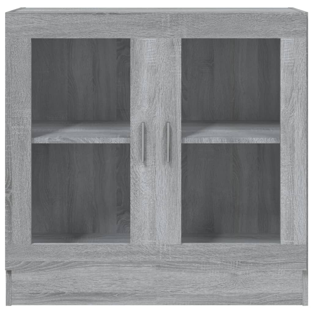 Βιτρίνα Γκρι Sonoma 82,5x30,5x80εκ. από Επεξεργασμένο Ξύλο - Pakobazaar