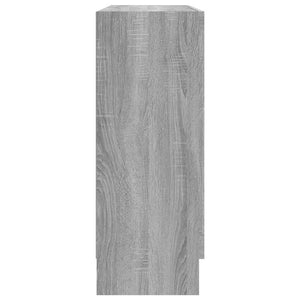 Βιτρίνα Γκρι Sonoma 82,5x30,5x80εκ. από Επεξεργασμένο Ξύλο - Pakobazaar