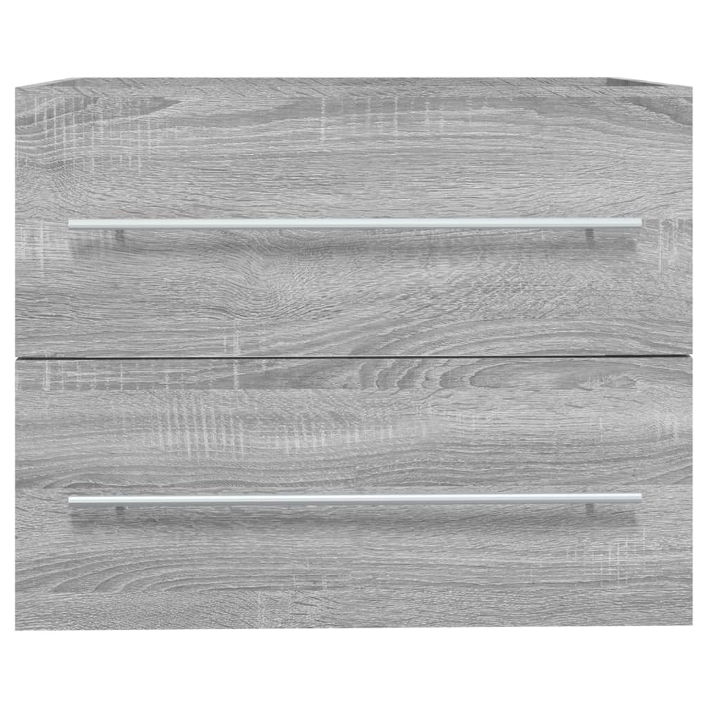 Ντουλάπι Νιπτήρα Grey Sonoma 60x38,5x48 εκ. Επεξεργ. Ξύλο - Pakobazaar