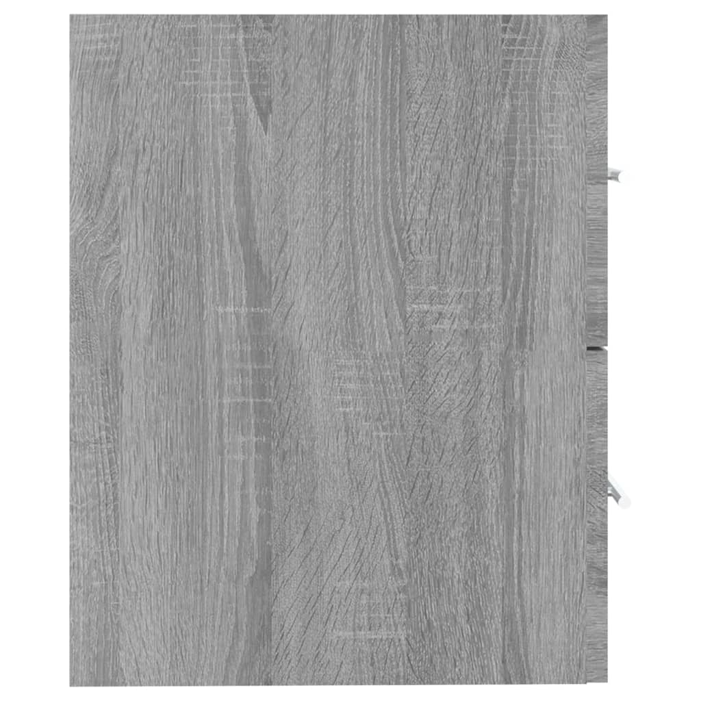 Ντουλάπι Νιπτήρα Grey Sonoma 60x38,5x48 εκ. Επεξεργ. Ξύλο - Pakobazaar
