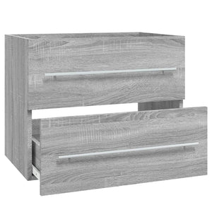 Ντουλάπι Νιπτήρα Grey Sonoma 60x38,5x48 εκ. Επεξεργ. Ξύλο - Pakobazaar