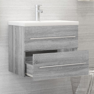 Ντουλάπι Νιπτήρα Grey Sonoma 60x38,5x48 εκ. Επεξεργ. Ξύλο - Pakobazaar