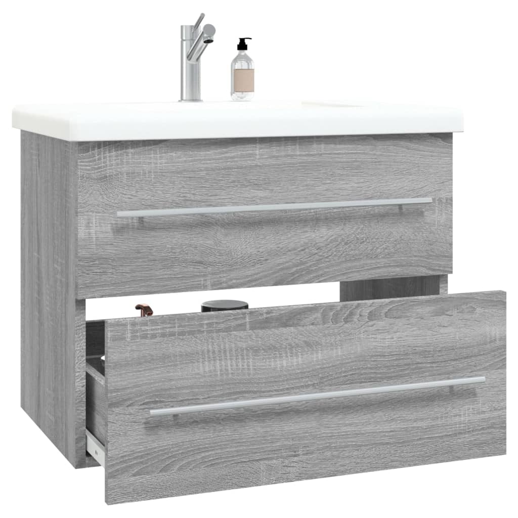 Ντουλάπι Νιπτήρα Grey Sonoma 60x38,5x48 εκ. Επεξεργ. Ξύλο - Pakobazaar