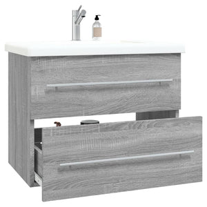 Ντουλάπι Νιπτήρα Grey Sonoma 60x38,5x48 εκ. Επεξεργ. Ξύλο - Pakobazaar