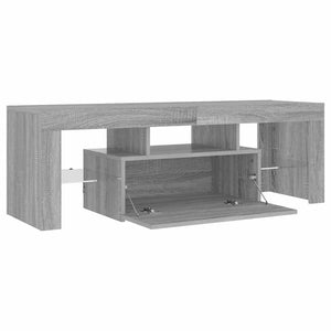 Έπιπλο Τηλεόρασης με LED Γκρι Sonoma 120x35x40 εκ. - Pakobazaar