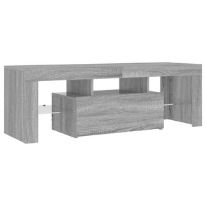Έπιπλο Τηλεόρασης με LED Γκρι Sonoma 120x35x40 εκ. - Pakobazaar