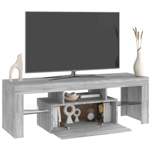 Έπιπλο Τηλεόρασης με LED Γκρι Sonoma 120x35x40 εκ. - Pakobazaar