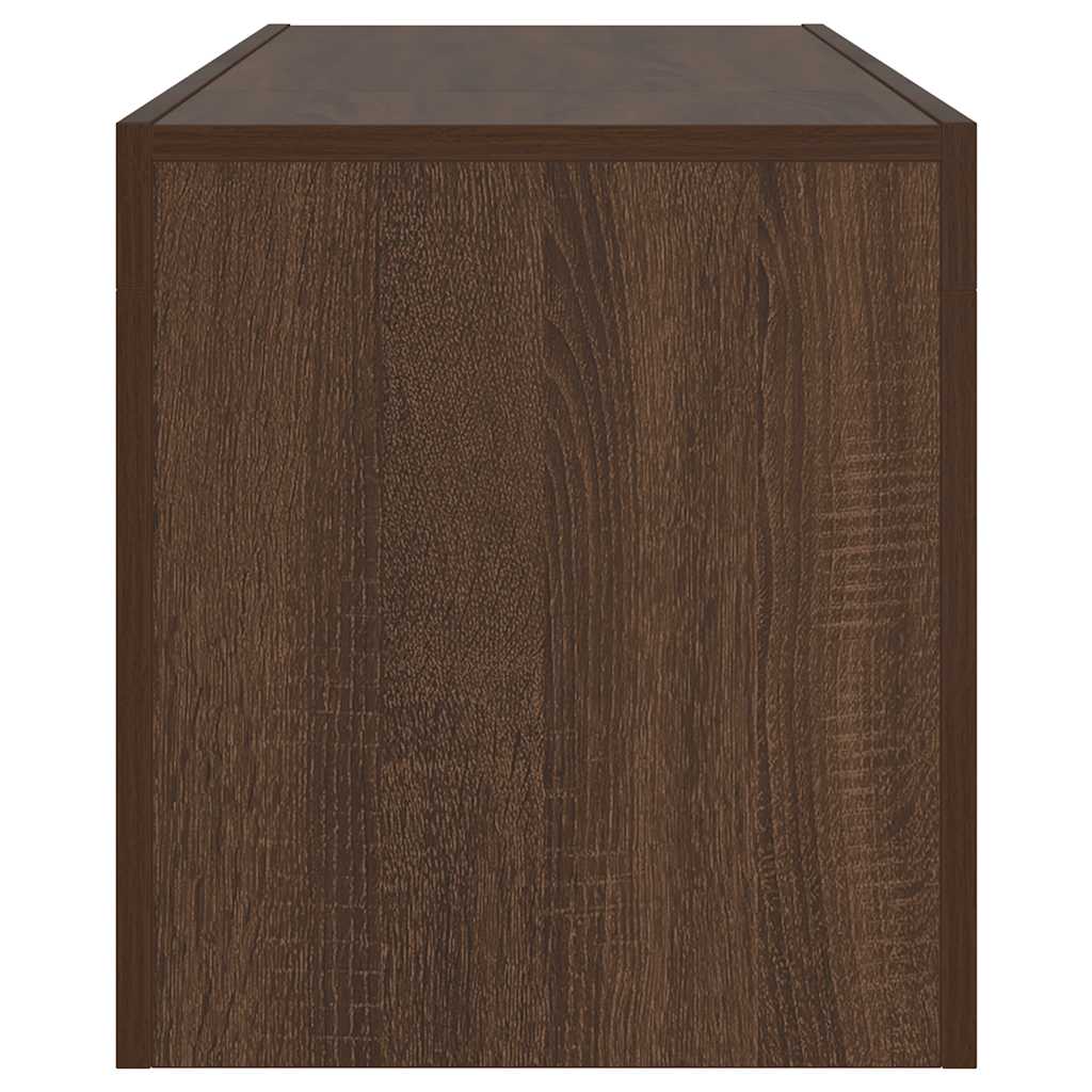 Έπιπλο Τηλεόρασης με LED Καφέ Δρυς 120x35x40 εκ. - Pakobazaar
