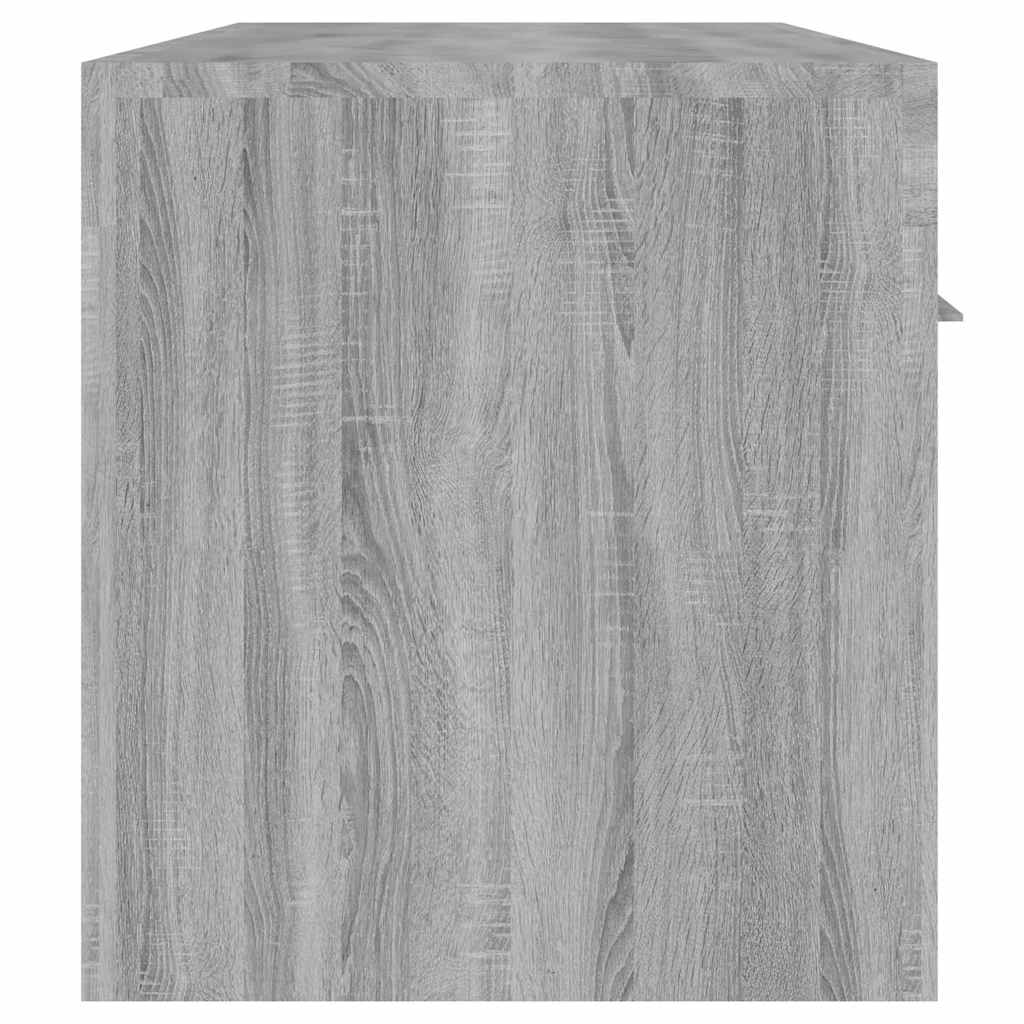 Έπιπλο Τηλεόρασης με LED Γκρι Sonoma 140 x 36,5 x 40 εκ.