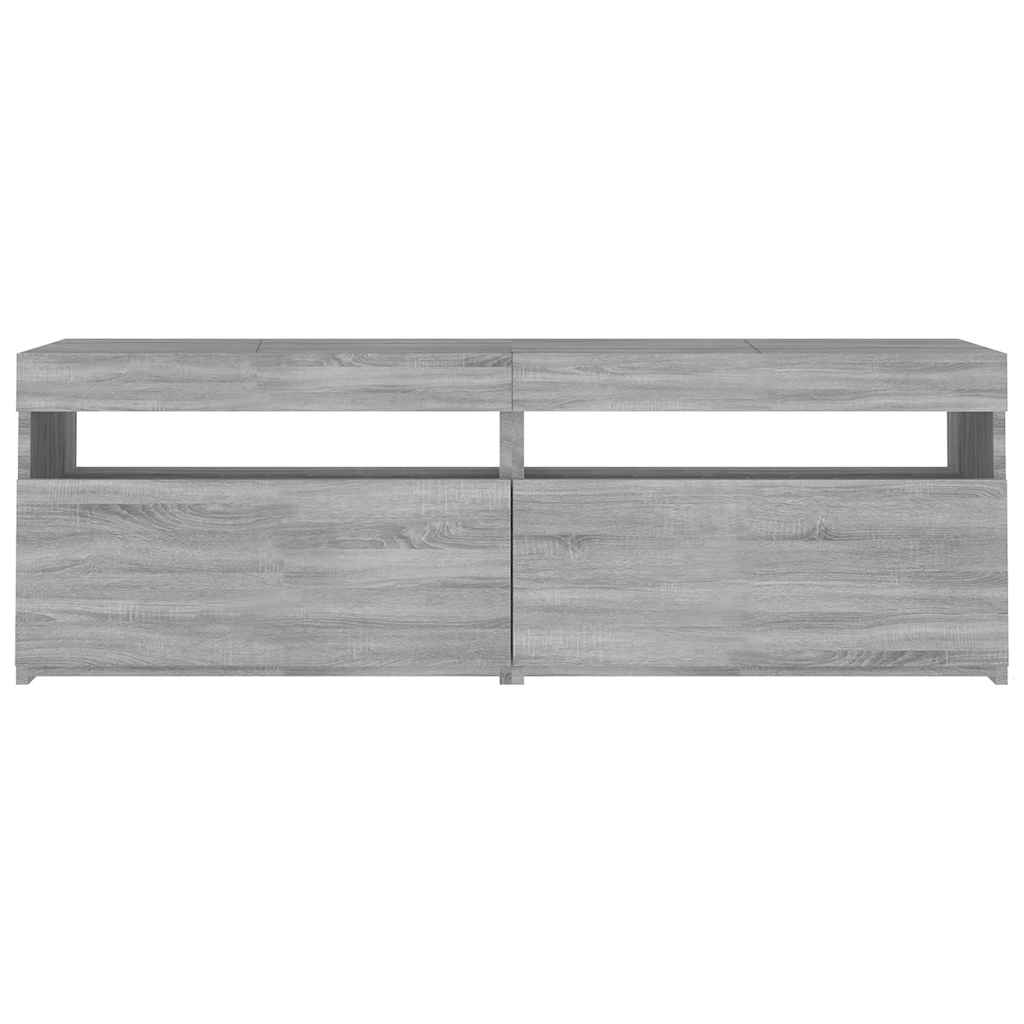Έπιπλο Τηλεόρασης με LED Γκρι Sonoma 120x35x40 εκ. - Pakobazaar
