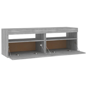 Έπιπλο Τηλεόρασης με LED Γκρι Sonoma 120x35x40 εκ. - Pakobazaar