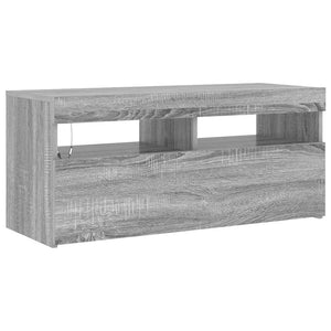 Έπιπλο Τηλεόρασης με LED Γκρι Sonoma 90x35x40 εκ. - Pakobazaar