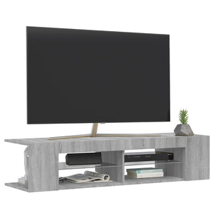 Έπιπλο Τηλεόρασης με LED Γκρι Sonoma 135x39x30 εκ. - Pakobazaar