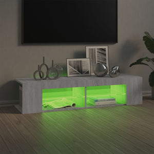 Έπιπλο Τηλεόρασης με LED Γκρι Sonoma 135x39x30 εκ. - Pakobazaar