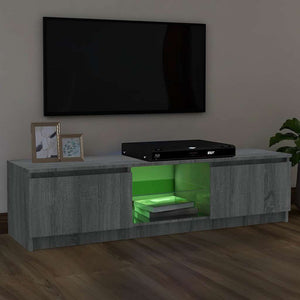 Έπιπλο Τηλεόρασης με LED Γκρι Sonoma 120x30x36 εκ. - Pakobazaar