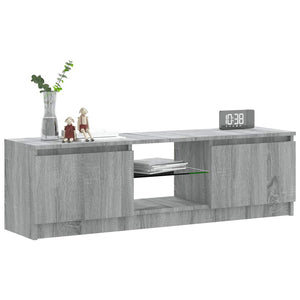 Έπιπλο Τηλεόρασης με LED Γκρι Sonoma 120x30x36 εκ. - Pakobazaar