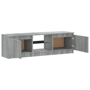 Έπιπλο Τηλεόρασης με LED Γκρι Sonoma 120x30x36 εκ. - Pakobazaar