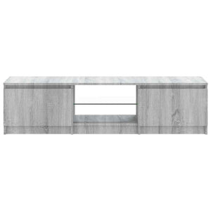 Έπιπλο Τηλεόρασης με LED Γκρι Sonoma 140 x 40 x 35,5 εκ.