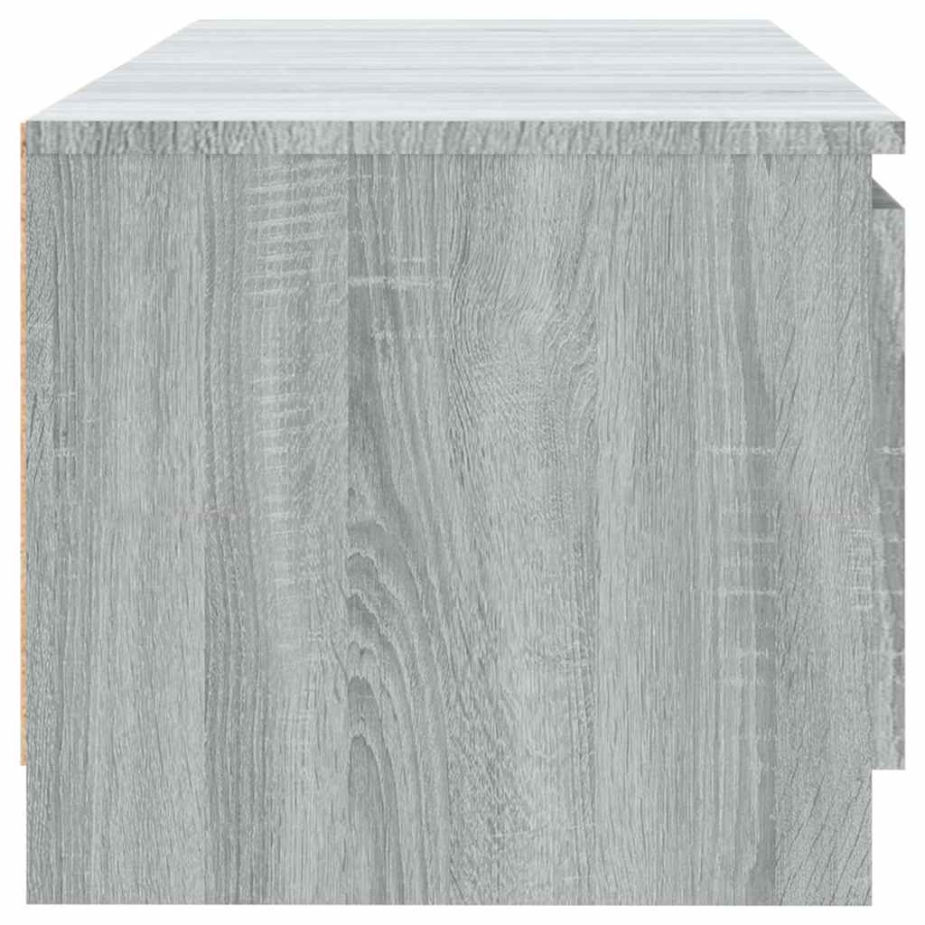 Έπιπλο Τηλεόρασης με LED Γκρι Sonoma 140 x 40 x 35,5 εκ.