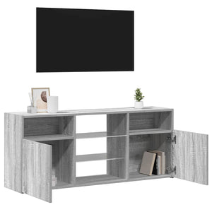 Έπιπλο Τηλεόρασης με LED Γκρι Sonoma 120 x 30 x 50 εκ. - Pakobazaar
