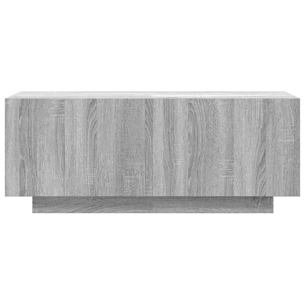 Έπιπλο Τηλεόρασης Γκρι Sonoma 100x35x40 εκ. από Επεξεργ. Ξύλο
