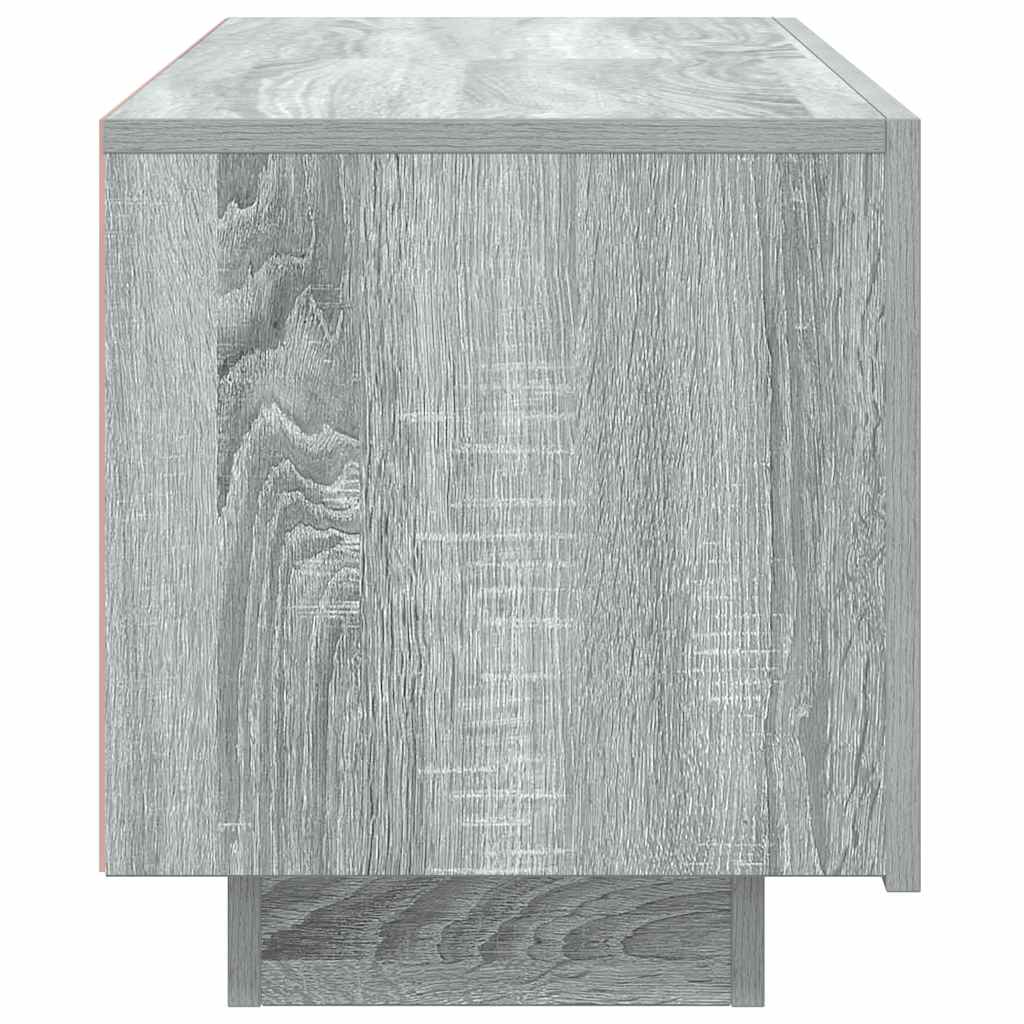 Έπιπλο Τηλεόρασης Γκρι Sonoma 100x35x40 εκ. από Επεξεργ. Ξύλο