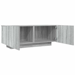 Έπιπλο Τηλεόρασης Γκρι Sonoma 100x35x40 εκ. από Επεξεργ. Ξύλο