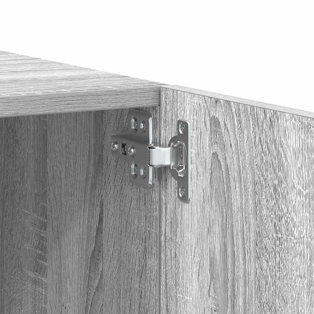 Έπιπλο Τηλεόρασης Γκρι Sonoma 100x35x40 εκ. από Επεξεργ. Ξύλο