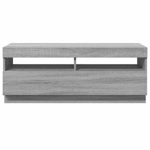 Έπιπλο Τηλεόρασης με LED Γκρι Sonoma 100x35x40 εκ. - Pakobazaar