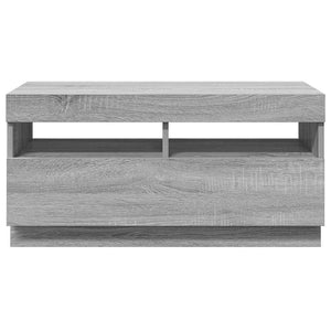 Έπιπλο Τηλεόρασης με LED Γκρι Sonoma 80x35x40 εκ. - Pakobazaar