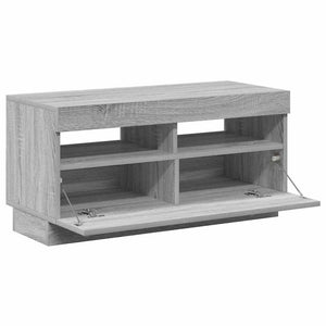 Έπιπλο Τηλεόρασης με LED Γκρι Sonoma 80x35x40 εκ. - Pakobazaar