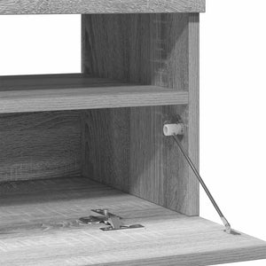 Έπιπλο Τηλεόρασης με LED Γκρι Sonoma 80x35x40 εκ. - Pakobazaar