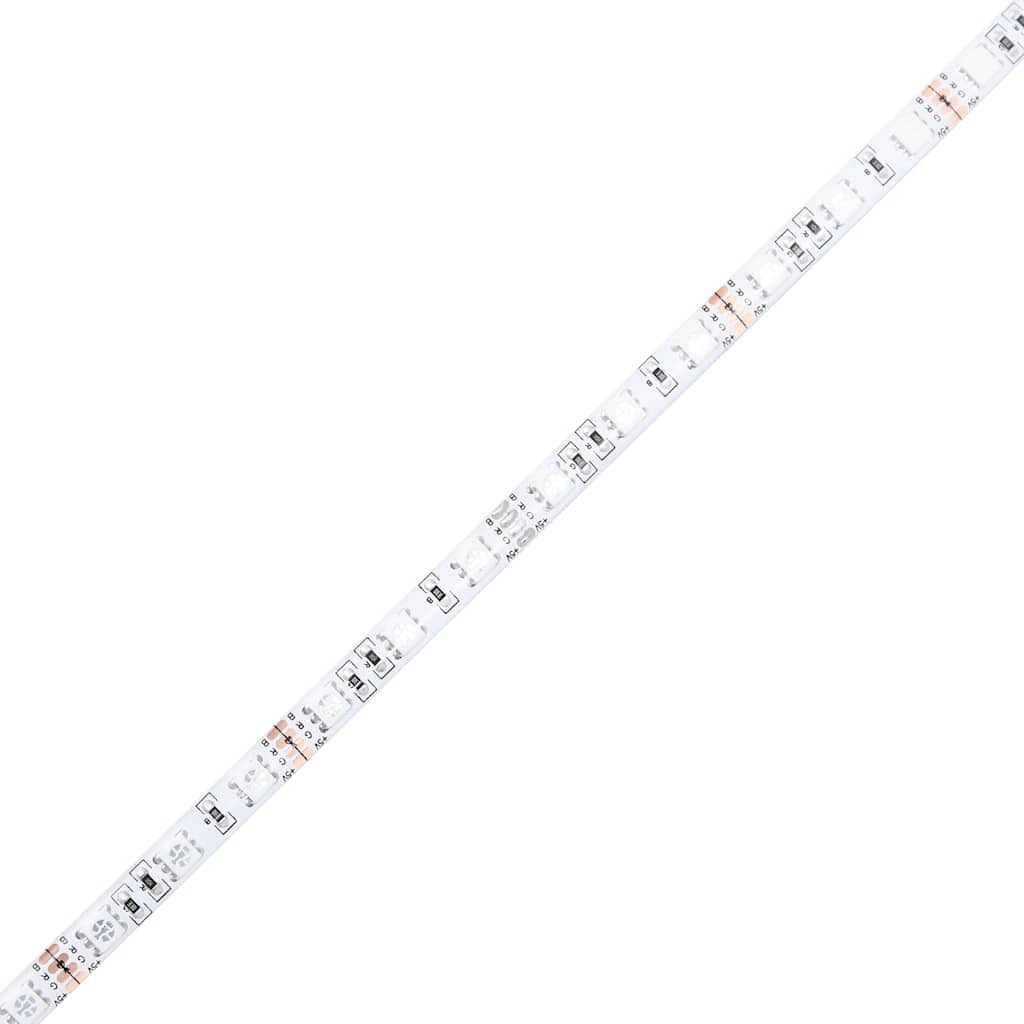 Έπιπλο Τηλεόρασης με LED Καπνιστή Δρυς 160x35x40 εκ. - Pakobazaar