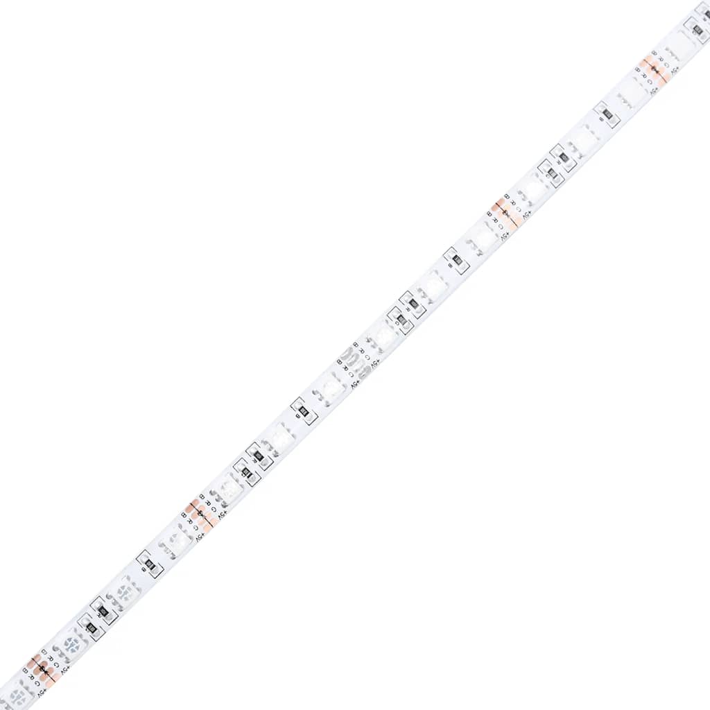 Έπιπλο Τηλεόρασης με LED Καφέ Δρυς 160x35x40 εκ.