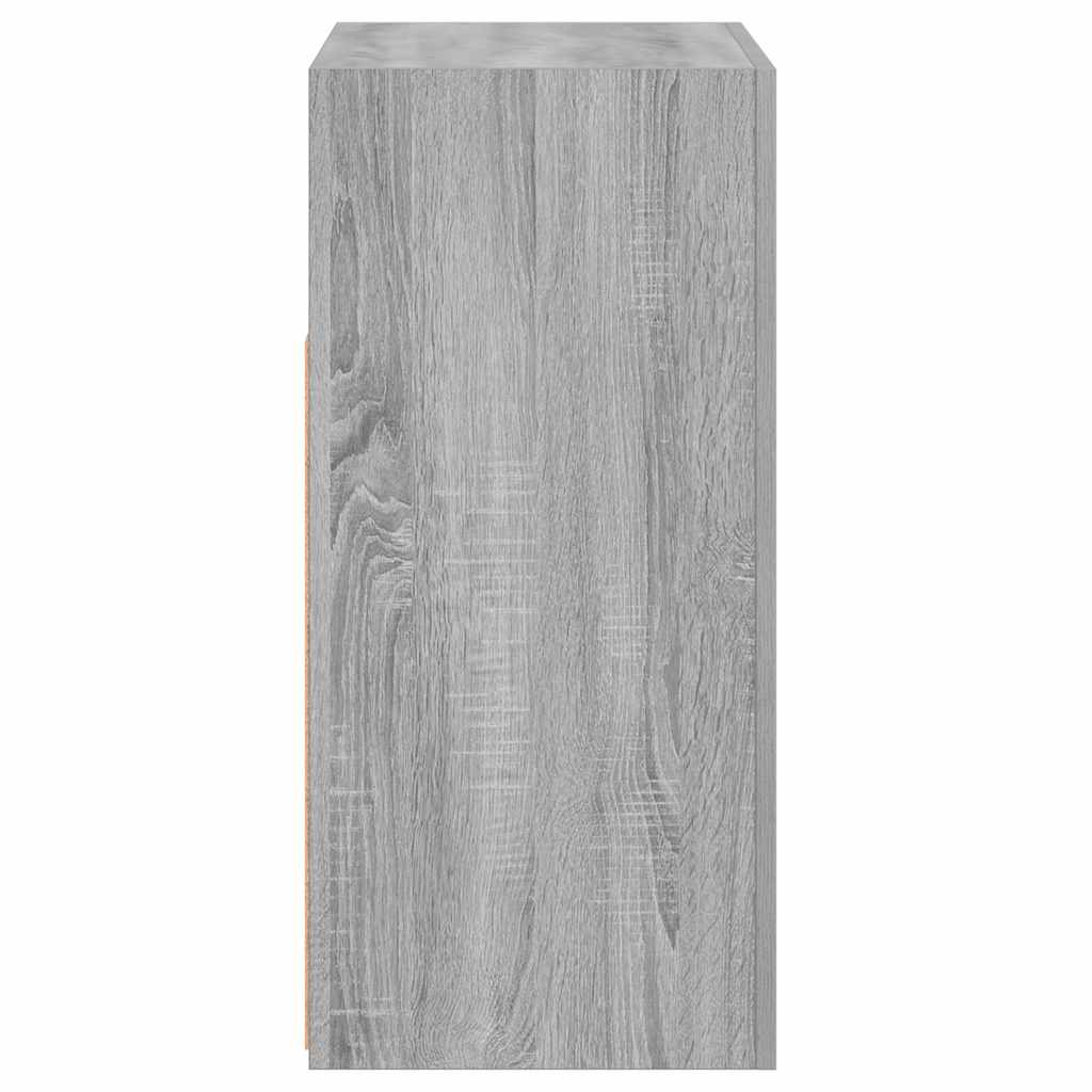 Μπουφές με LED Γκρι Sonoma 80x35x75 εκ. - Pakobazaar