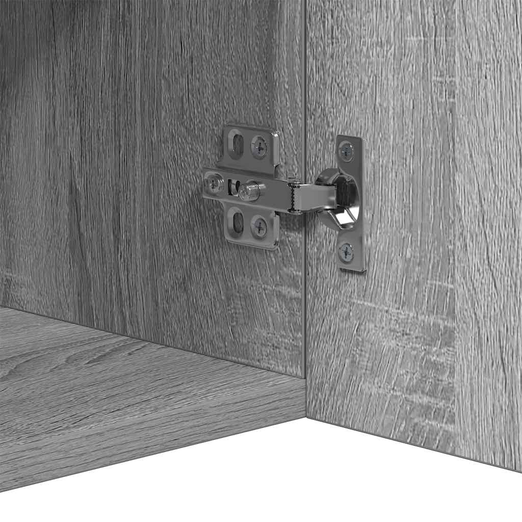 Μπουφές με LED Γκρι Sonoma 80x35x75 εκ. - Pakobazaar