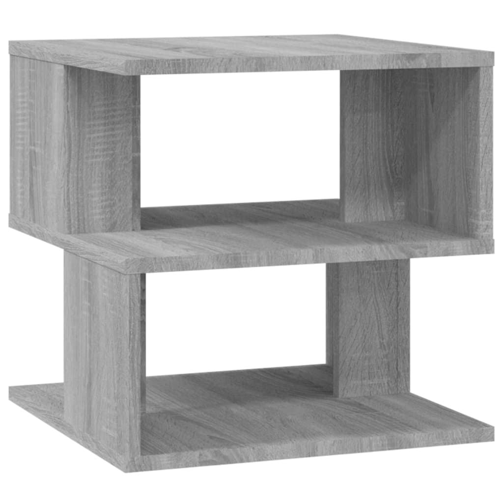 Βοηθητικό Τραπέζι Γκρι Sonoma 40x40x40 εκ. Επεξεργασμένο Ξύλο