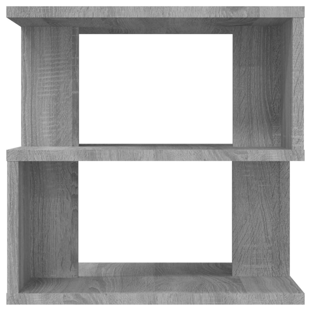 Βοηθητικό Τραπέζι Γκρι Sonoma 40x40x40 εκ. Επεξεργασμένο Ξύλο