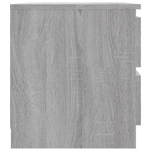 Κομοδίνο Γκρι Sonoma 50 x 39 x 43,5 εκ. από Επεξεργασμένο Ξύλο