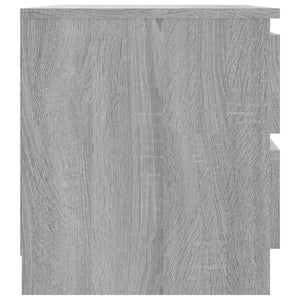 Κομοδίνα 2 Τεμ. Γκρι Sonoma 50x39x43,5 εκ. Επεξεργασμένο Ξύλο