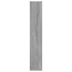 Ραφιέρα Τοίχου Γκρι Sonoma 36x16x90εκ. Επεξεργασμένο Ξύλο - Pakobazaar