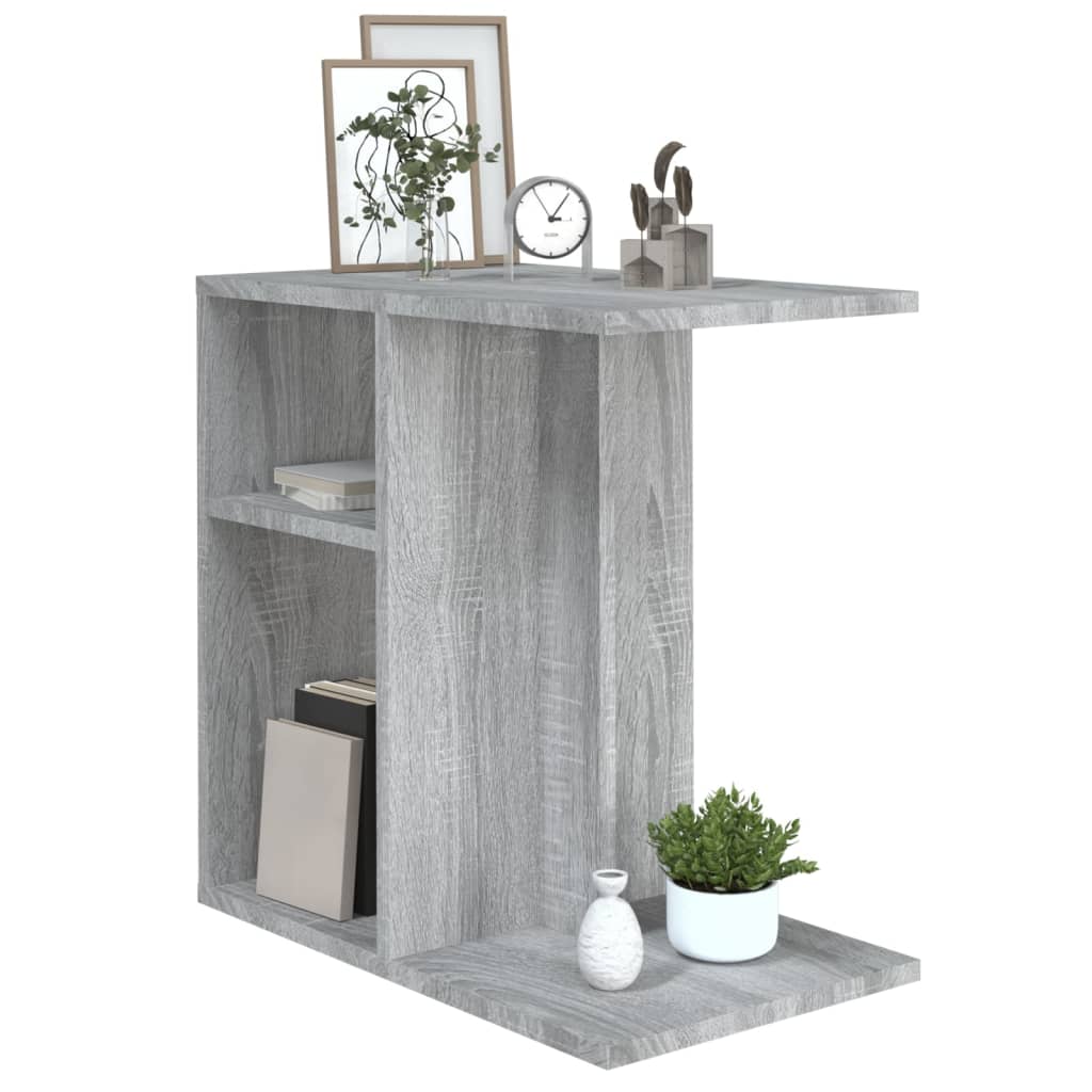 Βοηθητικό Τραπέζι Γκρι Sonoma 50x30x50 εκ. Επεξεργασμένο Ξύλο - Pakobazaar