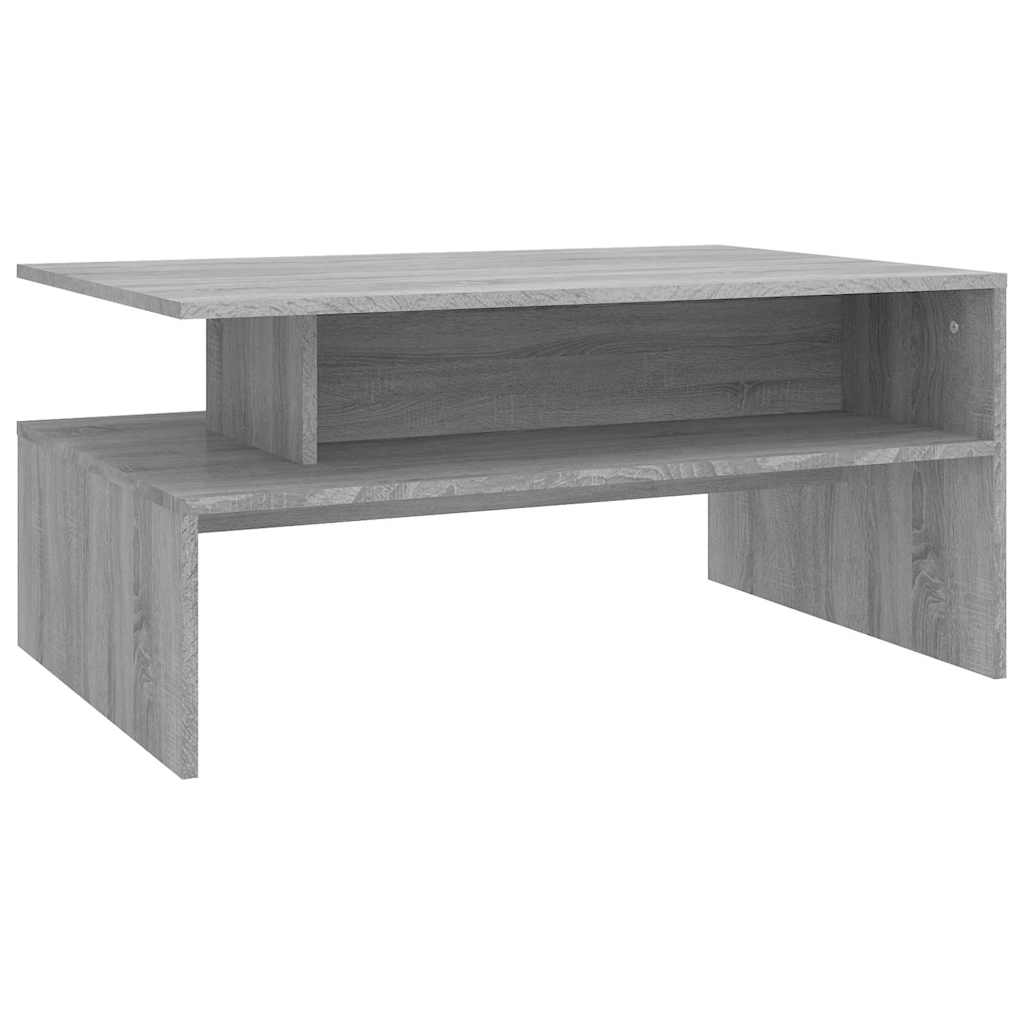 Τραπεζάκι Σαλονιού Γκρι Sonoma 90x60x42,5 εκ.Επεξεργασμένο Ξύλο